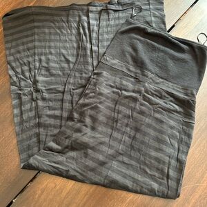 Black Striped Tube Dress